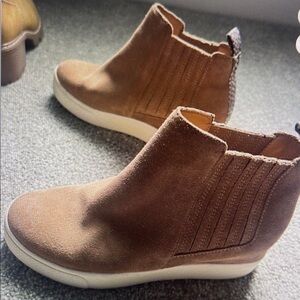 Brown Suede Ankle Boots